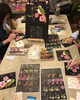 「オイルパステル(チョークアート)「桜もち大好きわんこ」★委託販売レンタルスペースが3ヶ月契約にて無料!!ワークショップやセミナーを開催したい講師様、個人事業主を応援しております!!‪★」