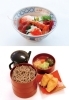 上：海鮮丼　下：割子そば「レストラン ビアムーン」