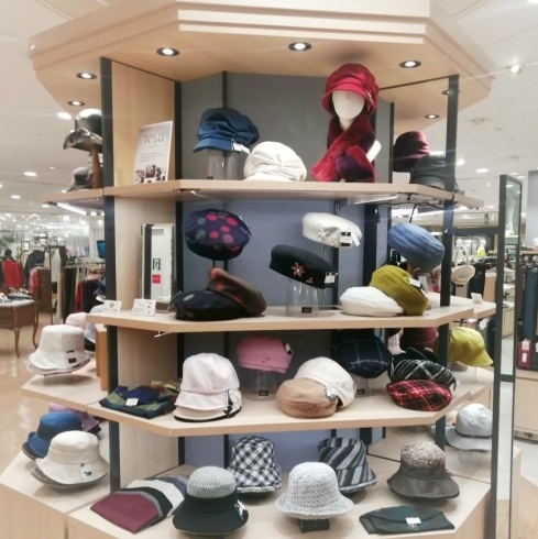 ベレー帽  おうち帽子が人気です「川西阪急   イベント開催中。」