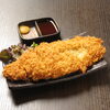 【山原豚】びっくりサイズ　ヘルシーカツ定食