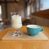 ラテ系の全メニュー、オーツミルクに変更できます「絲と糸」
