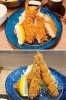 サクサク衣のカツやエビフライが楽しめます。「下町のれすとらん 真心庵」