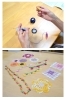 シャトルで作った作品。繊細で清らかなレースのようなイメージ。「手芸サロン コーラル」