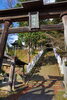 石段を登ります「鮎貝八幡宮（文化財巡り～白鷹町その2～）」