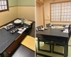 掘りごたつのお席もございます。個室でおくつろぎください。「創作和食くつろぎ空間出雲」
