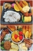 上：エビフライ弁当
下：オードブル「居酒屋 向日葵」