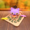 チーズをベロ〜ンと出したネコバーガー♪「オーダー品【ハロウィンバーガー】♡」