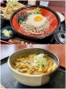 そばはうどんに変更することもできます。「そば処 今々亭」