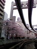 「千葉モノレール下の景色」