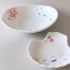 絵付け体験作品「夏の海の豆皿」２枚「【東京都中央区銀座で人気の習い事体験】8/10（土）8/11（日）楽しい１ＤＡＹレッスン開催情報❣」