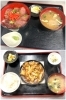 上：づけ丼
下：ホルモン定食「ありがとう はんなり食堂 舞鶴本店」