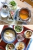 上：火鍋
下：お粥「MONコミュニティ食堂」