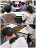 学習塾と書写、時間帯を分けて同じ教室で指導しております。「公文式梅田八丁目教室」