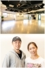 上：葛西駅徒歩20秒のスタジオ
下：当スタジオ主宰の2人「舞空間ばく Dance studio」