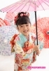七歳は四つ身の着物で帯を締めますとっても綺麗です♪「七五三キャンペーン♪　ご予約受付中(^^)」