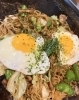 鉄板で焼く焼きそばやお肉は一味違いますよ！ぜひご賞味ください「いざかや陸」