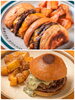自慢のきったやつ、肉感たっぷりゴルゴンゾーラバーガー。「BRISKSTAND KITASENJU」