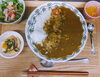 季節のカレーランチ「週替りランチは♥白身魚のスパイシーパン粉焼き♥です。」