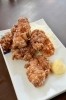 若鶏の唐揚げ
＋100円で定食にも出来ます（ご飯とスープ）「らーめん酒場 ばってん」