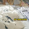 バッグやコースター♪「癒され週末はAuChantillyで☆(*´ω｀*)」