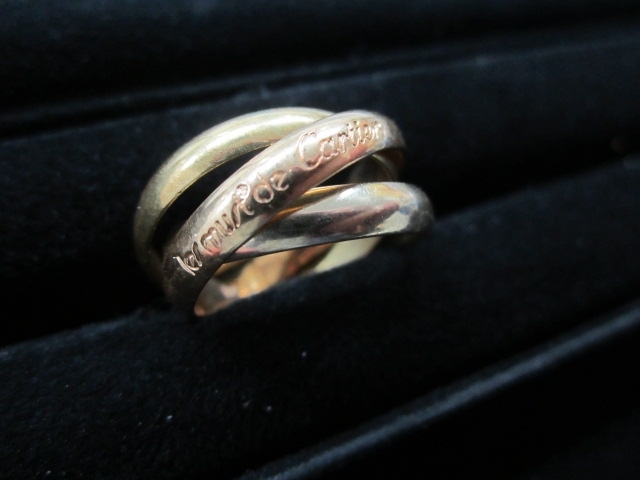 「【伊丹市：ブランド品買取】カルティエの指輪(18金)をお持ちいただきました。」