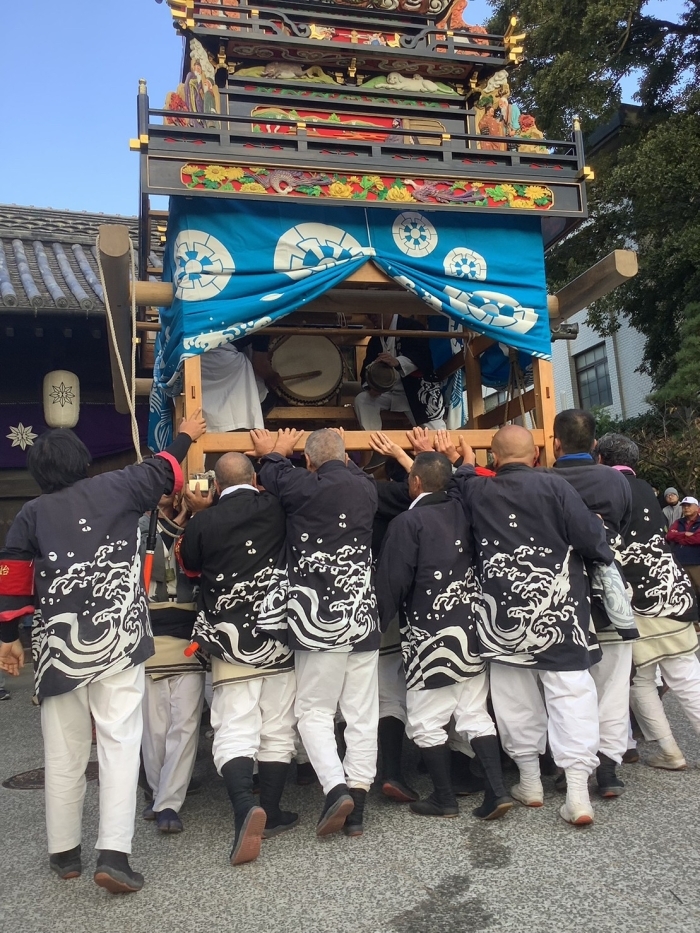 2023年10月16日撮影｜伊曽乃神社祭礼・御殿前