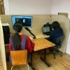 IT作業 PC イラストレーターを用いたチラシ作成「就労継続支援A型事業所 フォージー」