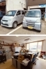各自、専門の営業車両を保有。事務所は広々としております「株式会社アート・ホームサービス」