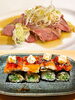 低温調理鶏レバー刺
うなぎクリームチーズ巻「飯chan新小岩店」