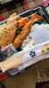 「天重700円と春色ロールケーキなど本日のラインナップ」