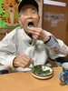 懐かしさと一緒に大きな口を開けてパクリ「けんびき焼きを提供しました」