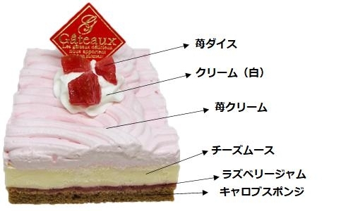 バレンタインケーキ「バレンタインケーキ❤️」