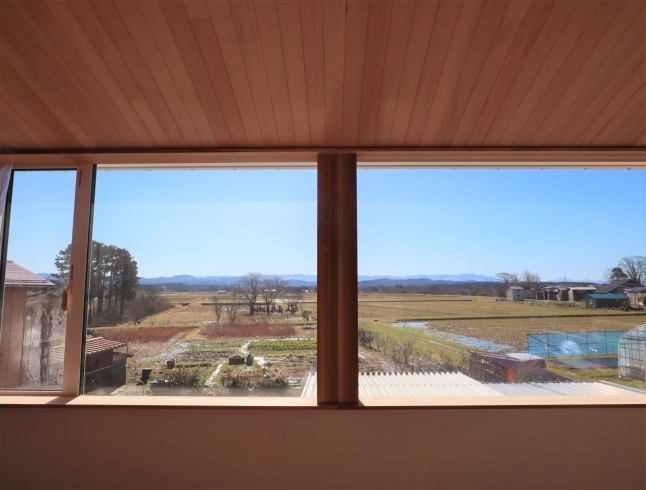 南側の大窓に広がる田園風景「上越市｜柿崎のエスネル 完成見学会を開催します」