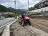 26日に２度目の耕うんをしてくださってる地域の方「本日（５月２８日日曜日）、ひまわりの種まきをしました。」