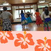 フラにとって大切なステップの練習中。丁寧に丁寧に♡「フラダンス教室 自然に囲まれた最高のロケーションで癒されながらレッスンしませんか 那珂川市 中ノ島公園にて」