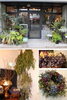 冬限定の彩り。店主手作りのドライフラワーが店内を彩ります。「Arbre（アルブル）」