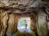 このトンネルの先に・・・「番外編：高畠町の【瓜割石庭公園】に行ってきました❕」
