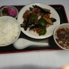 肉と茄子の味噌炒め定食