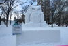 ❸市民雪像「シマフクロウ」「さっぽろ雪まつり。観てある記（市民雪像編）」