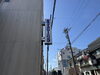 修理後の看板「カワイクリーニング-看板修理工事」