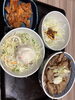 「―　定食は大盛ごはん！　―」