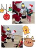 1人ずつサンタさんからプレゼントをもらったよ🎁「クリスマス会✨【交野市・小規模保育園】」