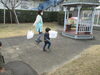 ★凧あげ★　上手にあがったね！「今日はらいおん組がありました。」