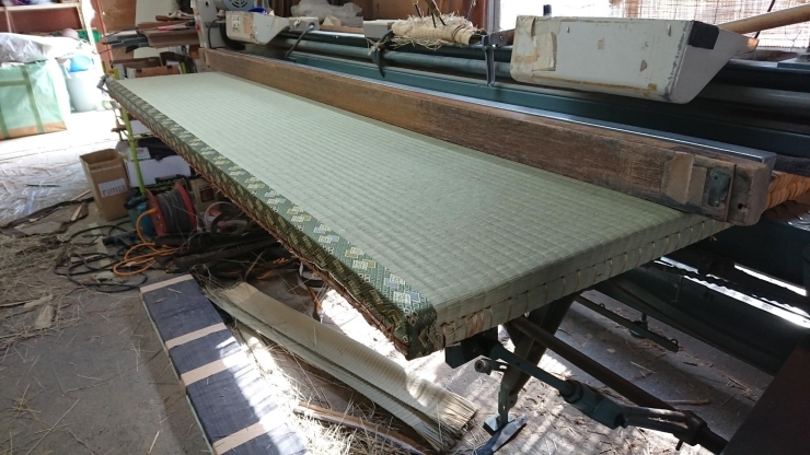 熊本の畳表を使用して工場で丁寧に作られます。「熊本応援キャンペーン                スタート3ヶ月その後   」