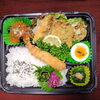 真アジフライ＆エビフライ「11月2日のお弁当」