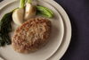 挽肉、荒挽肉を使用したハンバーグ(調理例)「和豚もちぶた日開催のお知らせ！！」