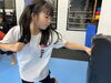 女子生徒も多数です♫「10/15(火)の稽古風景≪ 明石/空手/スポーツ/運動/幼児/小学生/お稽古/習い事≫　」