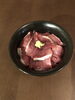 ぶり丼　1200円　小丼　700円「あん肝はじめました」