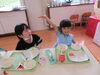 見て見て！全部食べたよー♡「給食センターへ見学に行ってきました♪」