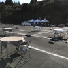 飲食・休憩スペースとなります「『志摩フェスタ』 会場設営」